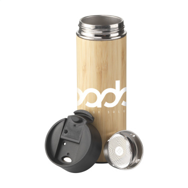 Logo trade corporate gifts picture of: Sakura 360 ml bamboo thermo bottle/thermo cup