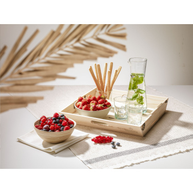 Logo trade advertising product photo of: Zuja Recycled Water Glass 200 ml