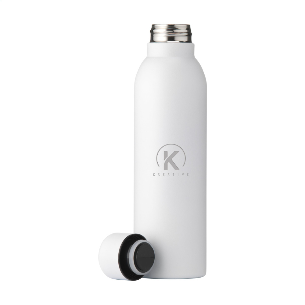 Logotrade corporate gift image of: Helios RCS Recycled Steel Bottle 470 ml