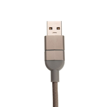 Logo trade promotional giveaways picture of: Charging cable with data transfer DONNES Pierre Cardin