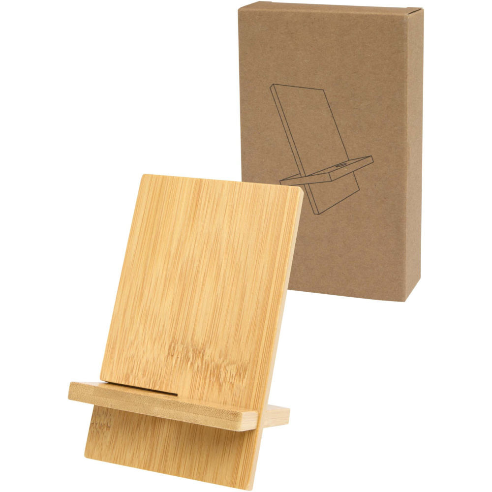 Logotrade promotional merchandise picture of: Ceibo detachable bamboo phone stand