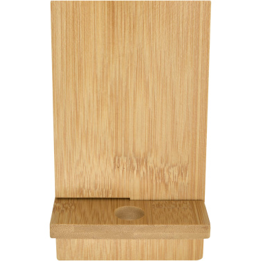 Logo trade promotional giveaways picture of: Ceibo detachable bamboo phone stand