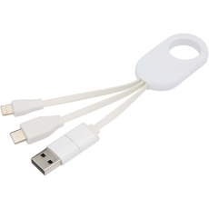 Troop 4-in-1 recycled plastic charging cable