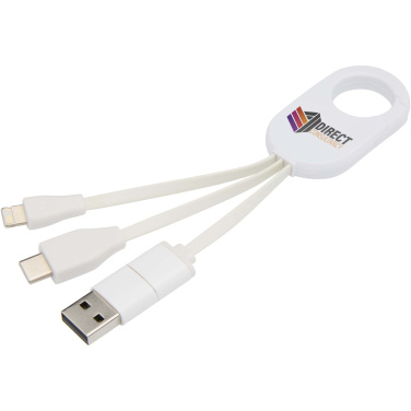 Logotrade promotional items photo of: Troop 4-in-1 recycled plastic charging cable