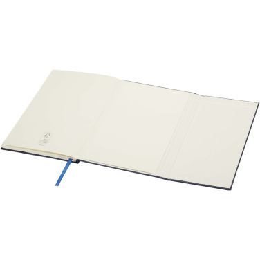 Logo trade advertising products picture of: Alejandra A5 recycled plastic hard cover notebook