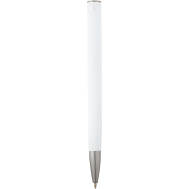Logo trade advertising products image of: Ziggur aluminium ballpoint pen (blue ink)