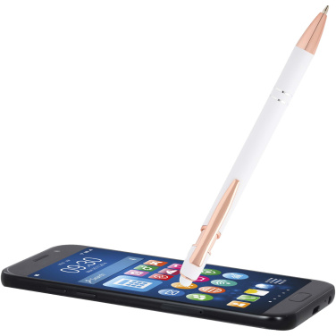 Logotrade promotional giveaway picture of: Nanna ballpoint pen with rose gold finish (blue ink)