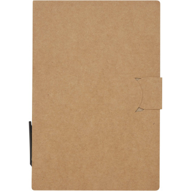 Logo trade promotional giveaways picture of: Swift sticky notes booklet with ballpoint pen (black ink)