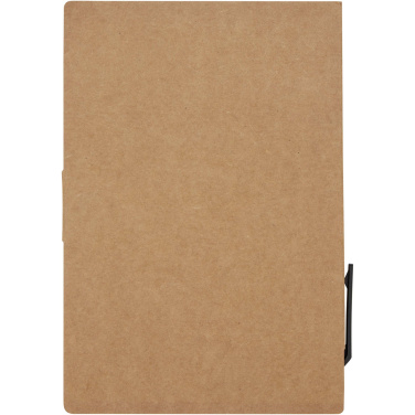 Logo trade corporate gifts image of: Swift sticky notes booklet with ballpoint pen (black ink)