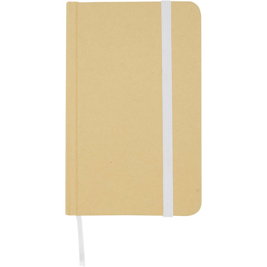 Logotrade promotional merchandise picture of: Reed A6 recycled hard cover notebook with plain pages