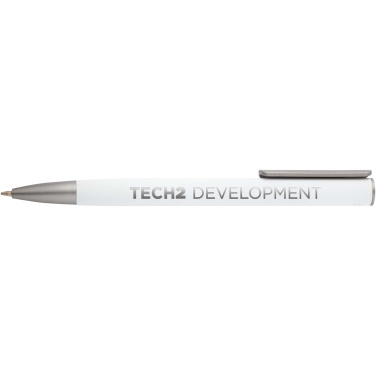 Logo trade advertising product photo of: Ziguur recycled aluminium ballpoint pen (black ink)