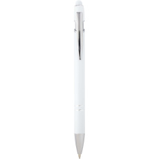 Kish ballpoint pen with silver finish (black ink)