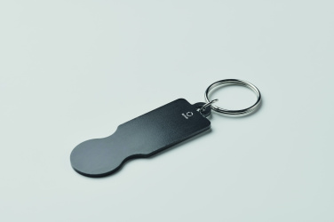 Logotrade corporate gift picture of: Key ring with trolley token
