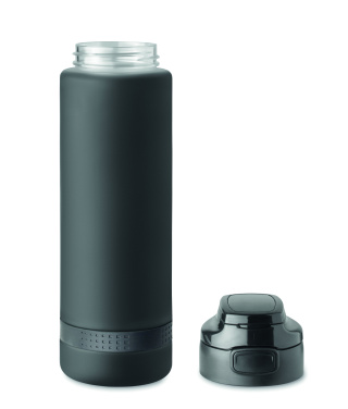 Logo trade promotional giveaways picture of: Sports water bottle RPET 1L