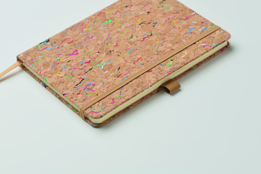Logo trade promotional products picture of: A5 cork coloured notebook
