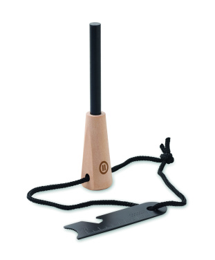 Logo trade promotional giveaway photo of: Pine wood fire starter tools