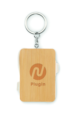 Logo trade promotional merchandise photo of: Key ring charging cable