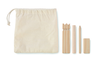 Logotrade promotional item picture of: Pinewood outdoor throwing game