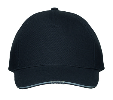 Logotrade promotional giveaway picture of: 5 panel LED cotton cap 220gr/m²