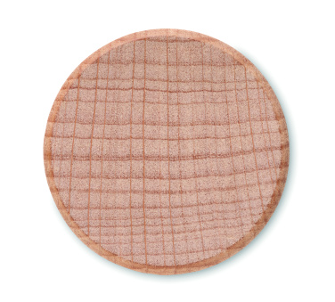 Logo trade promotional merchandise photo of: Beech wood bottle stopper