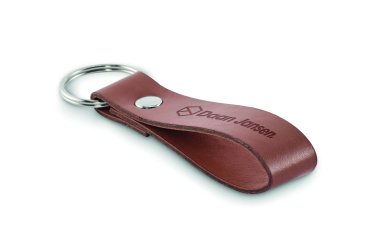 Logo trade promotional gift photo of: PU loop key ring