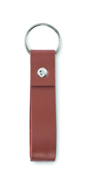 Logo trade promotional merchandise image of: PU loop key ring