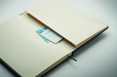 Logo trade promotional gifts image of: A5 RPET notebook with pen