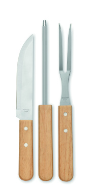 Logo trade corporate gift photo of: Stainless steel barbecue tools