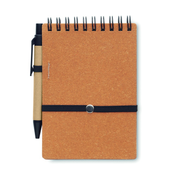 Logotrade advertising product picture of: Recycled notebook with ball pen