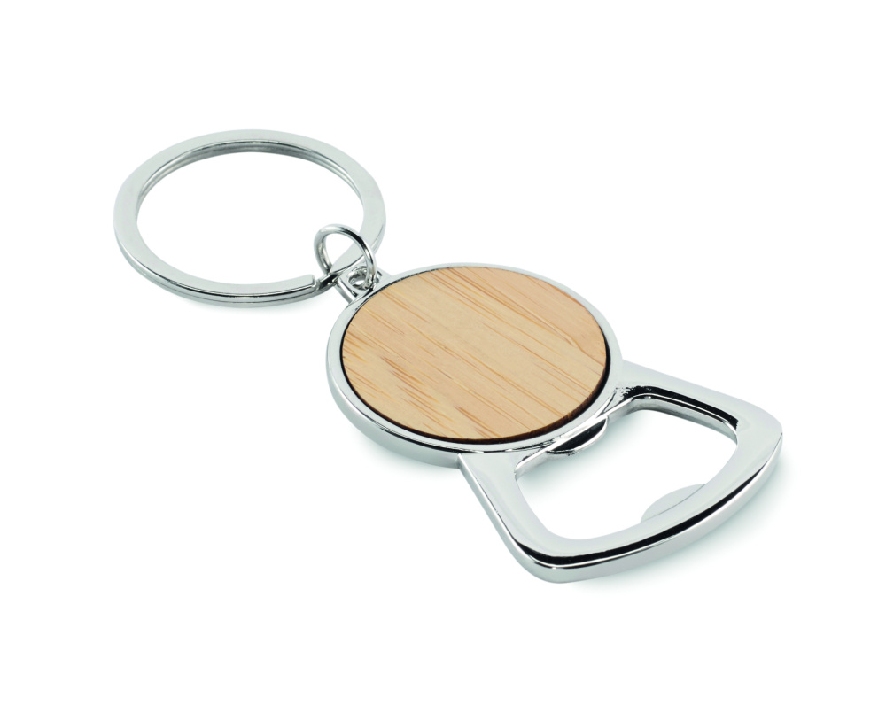 Logo trade promotional gifts picture of: Recycled aluminium key ring