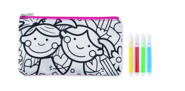Logo trade promotional merchandise picture of: Pencil case with markers