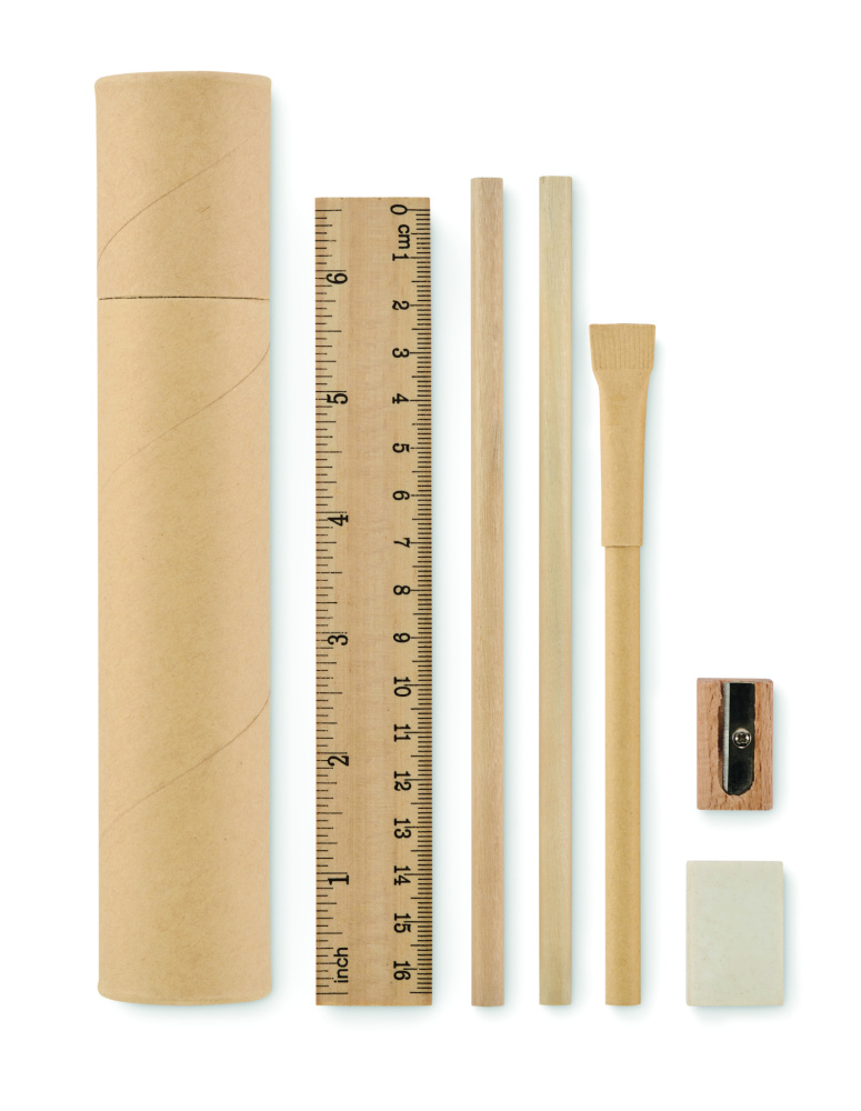 Logotrade corporate gifts photo of: Paper tube stationery set