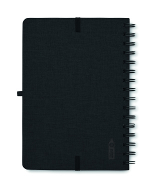 Logo trade promotional gift photo of: A5 notebook with phone holder