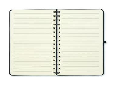 Logo trade promotional gift photo of: A5 notebook with phone holder