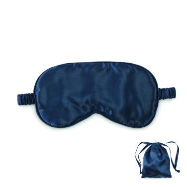Logo trade promotional items image of: Soft polyester eye mask