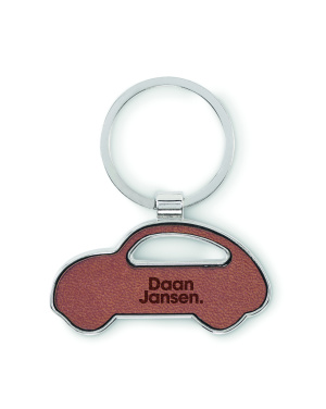 Logotrade promotional item image of: Car shaped key ring