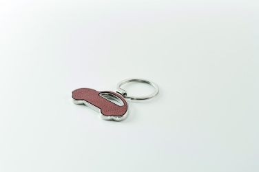 Logo trade promotional products image of: Car shaped key ring