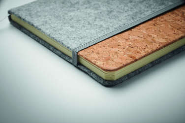 Logotrade business gifts photo of: A5 RPET cork notebook