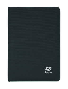 Logo trade business gifts image of: A5 portfolio 300D RPET