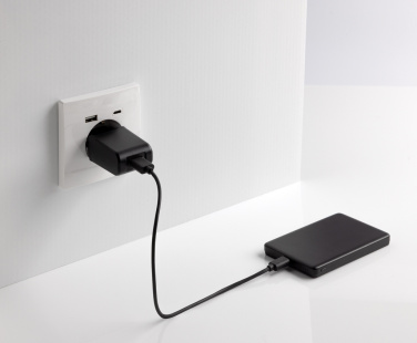 Logo trade promotional products image of: Orion RCS recycled aluminum 5000 mah 5W magnetic powerbank