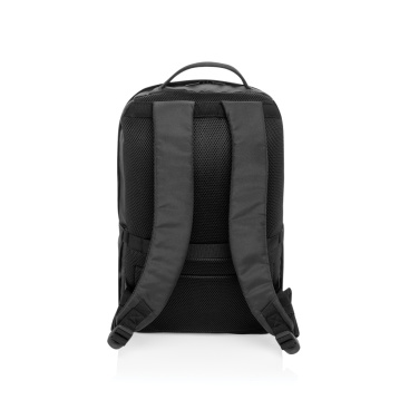 Logo trade promotional giveaways picture of: SP Aware™ RPET Edin 100% recycled 15.6 inch laptop backpack
