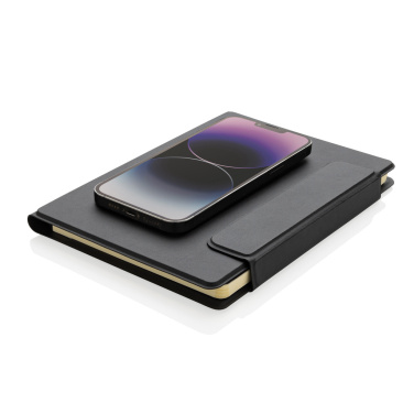 Logotrade corporate gift image of: Stuart RCS certified RPU magnetic A5 portfolio