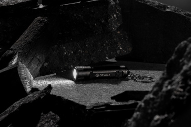 Logo trade advertising product photo of: Gear X rechargeable ultra bright keychain torch