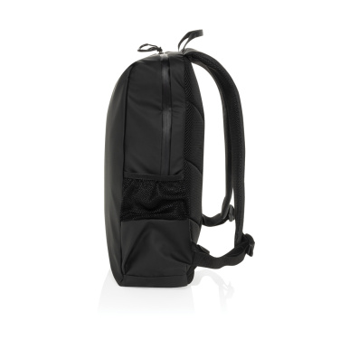 Logo trade promotional gift photo of: Lima Aware™ RPET water resistant 15.6 laptop backpack