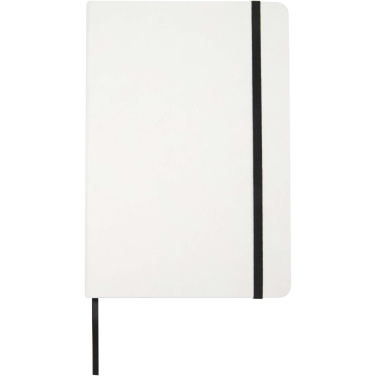 Logo trade promotional merchandise picture of: Holm A5 stone paper hard cover notebook with lined pages