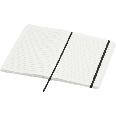 Logotrade promotional item picture of: Holm A5 stone paper hard cover notebook with lined pages