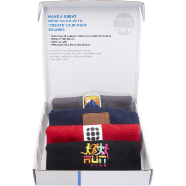 Logo trade advertising products picture of: Beanie sample box
