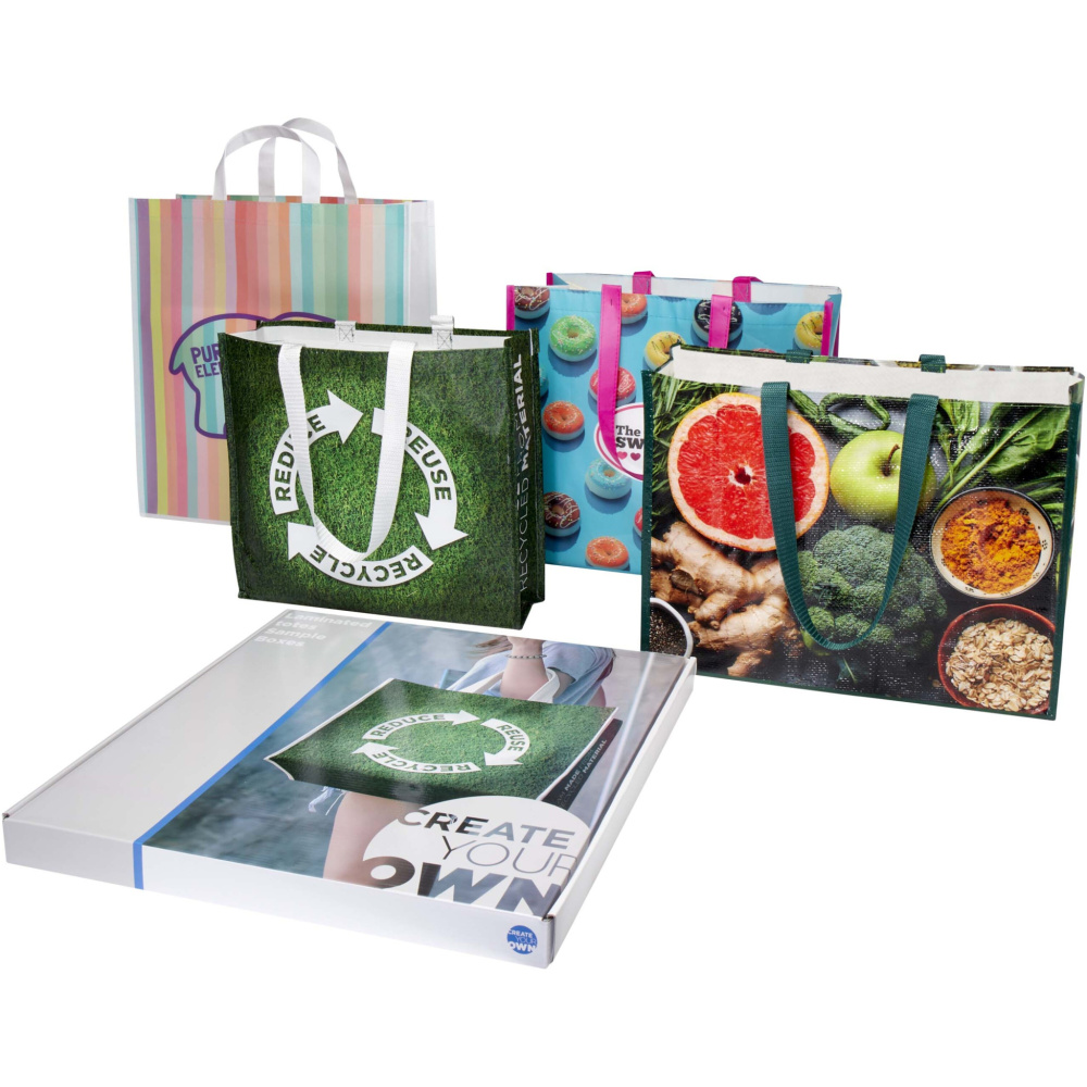 Logotrade promotional merchandise photo of: Laminated totes sample box
