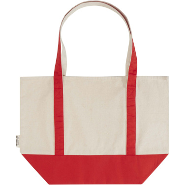 Logotrade corporate gift image of: Sam 320 g/m² GRS recycled cotton tote bag