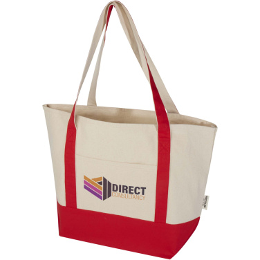 Logotrade advertising product picture of: Sam 320 g/m² GRS recycled cotton tote bag